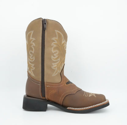 Chaparral Kid’s Crazy Brown/Honey Boot