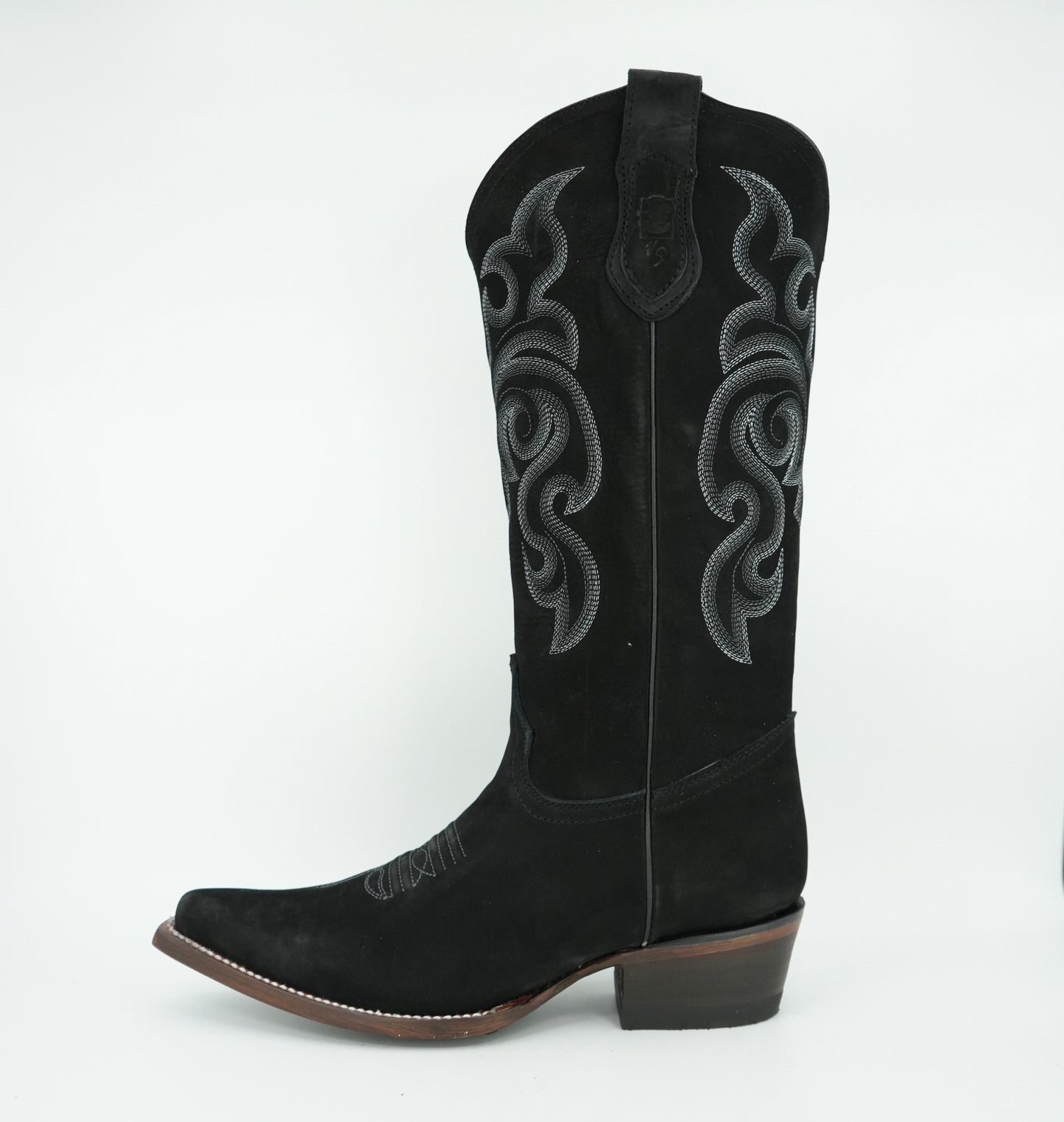 Vaquero Signature Women’s Black Nobuck Snip Toe Boot