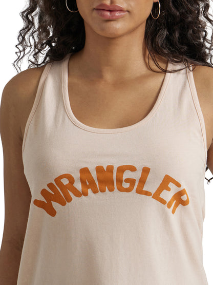 Wrangler Retro Knit Racerback Top Peach Whip