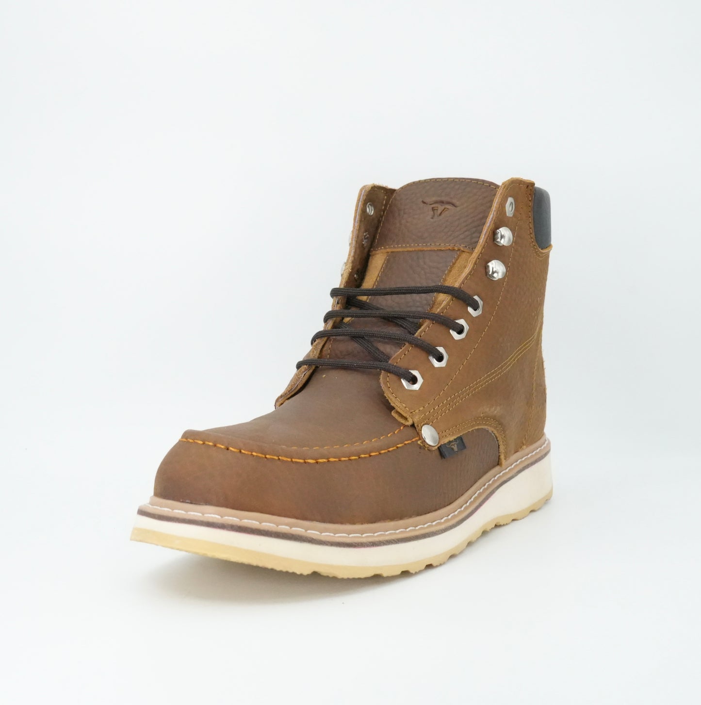 Hooch Men's 6" Steel Toe Work Boot - Tang