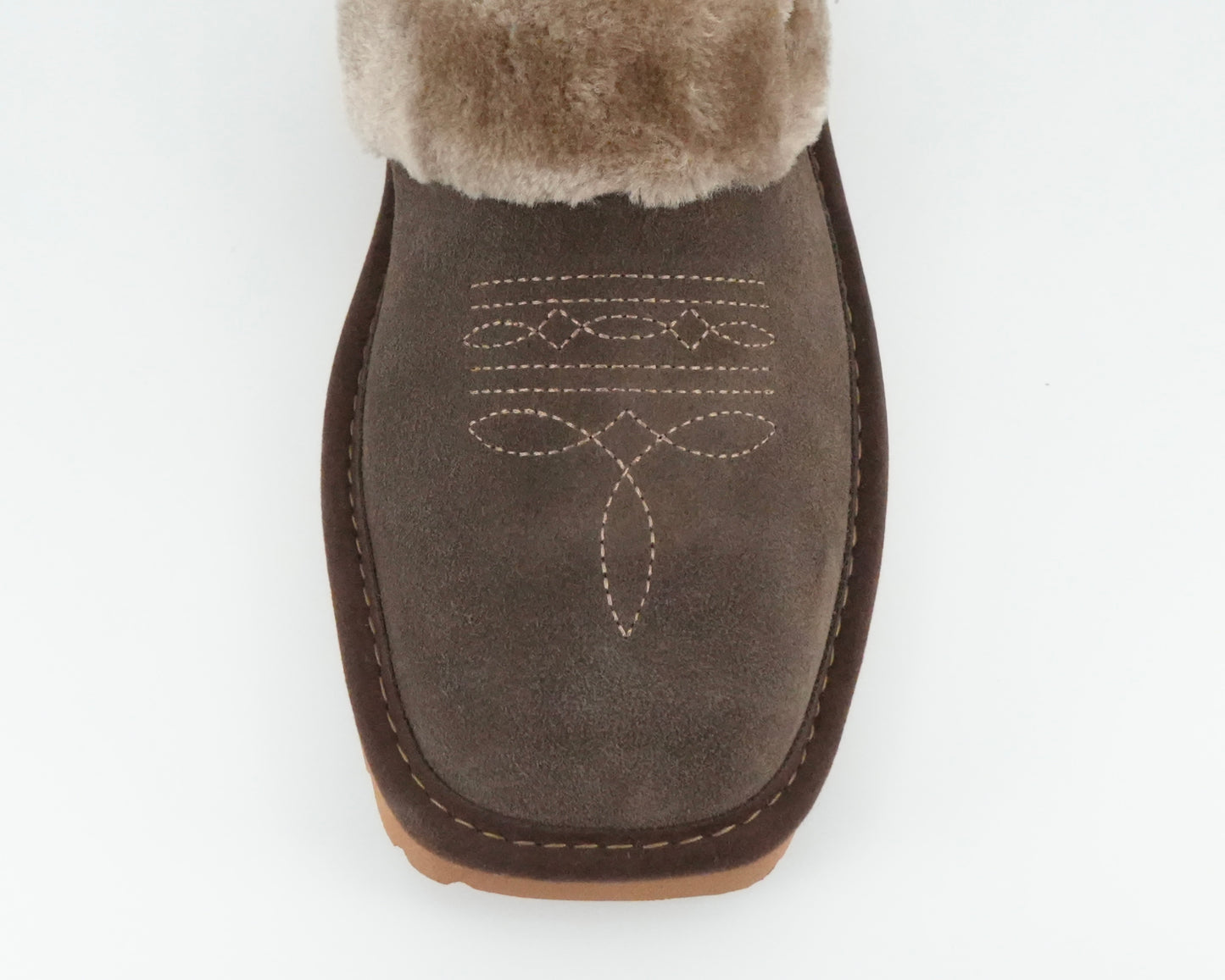 Women's Ariat Jackie Square Toe Slipper - Chocolate