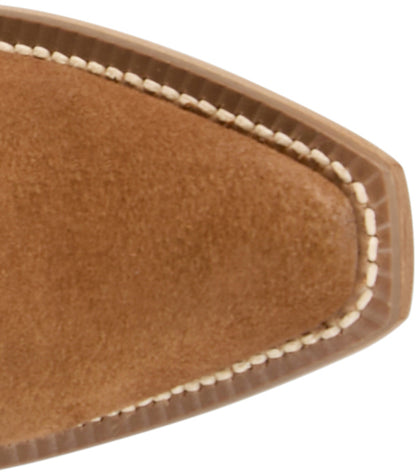 Justin Women's BEV Brown Suede Fringe Snip Toe Short Boot