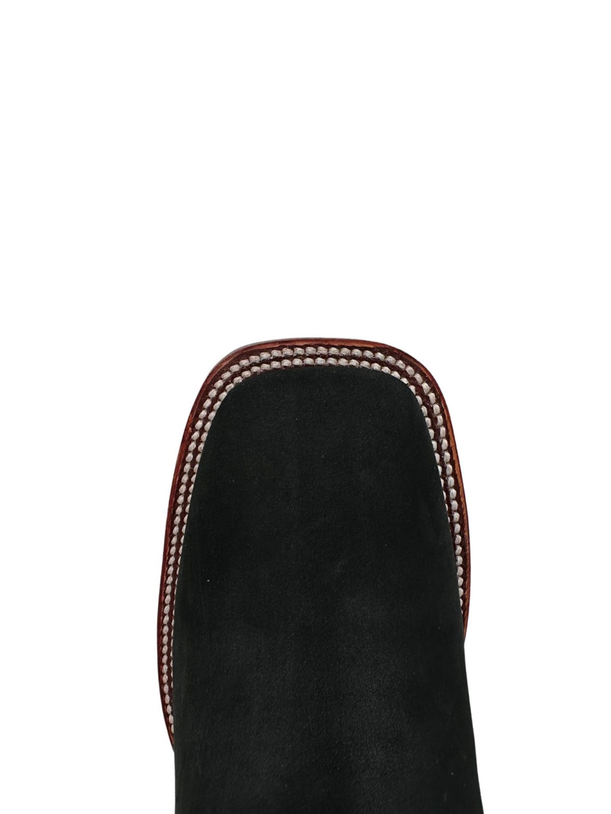 Los Altos Men’s Black Nobuck Square Toe Short Boot