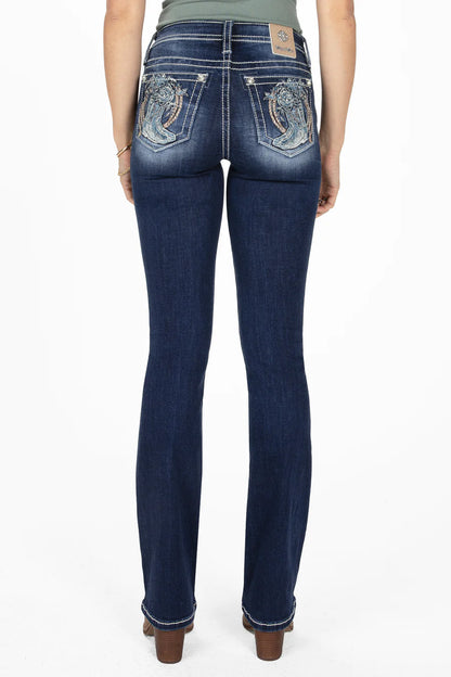 Miss Me Rope & Boots Bootcut Jean