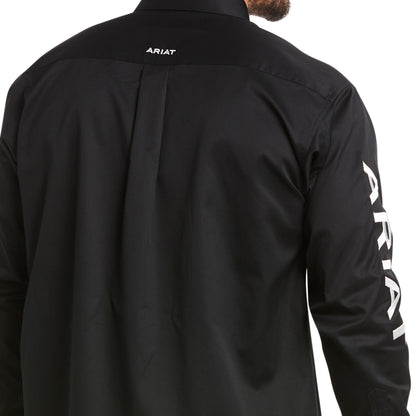 Ariat Team Logo Twill Classic Fit Shirt - Black