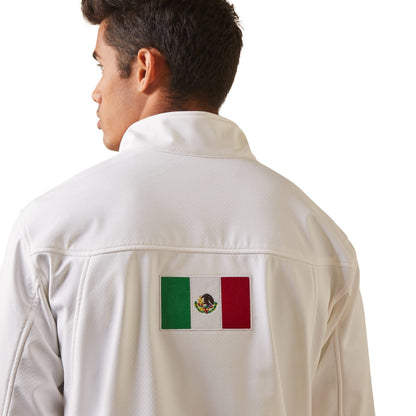 Ariat Mexico Flag Team Softshell Jacket - White