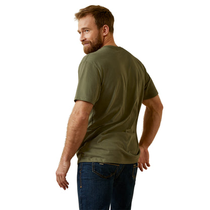 Ariat Military Green Combine SS T-Shirt