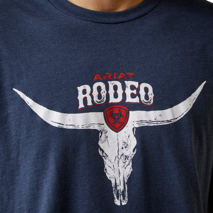 Ariat Rodeo Skull Navy T-Shirt