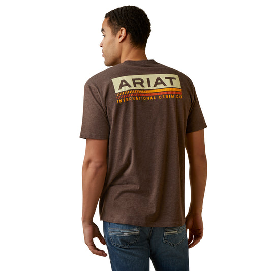 Ariat Retro Stripe Brown T-Shirt