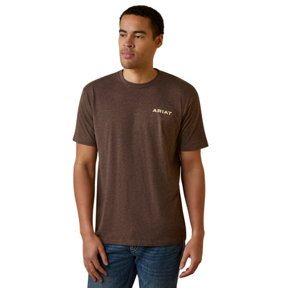 Ariat Retro Stripe Brown T-Shirt