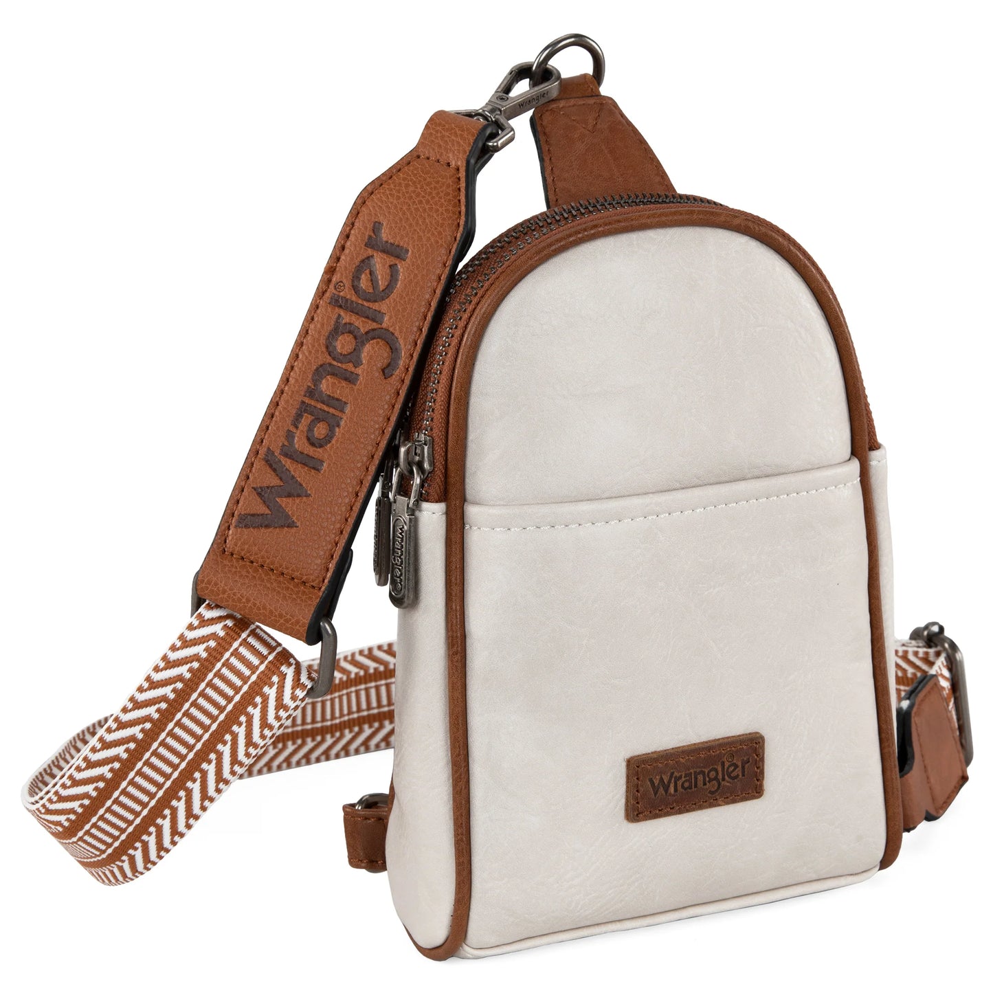 Wrangler Sling Bag/Crossbody/Chest Bag Beige-Brown