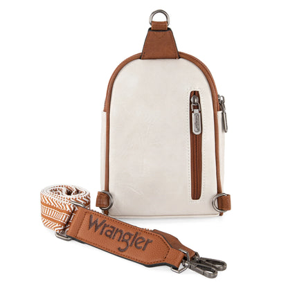 Wrangler Sling Bag/Crossbody/Chest Bag Beige-Brown