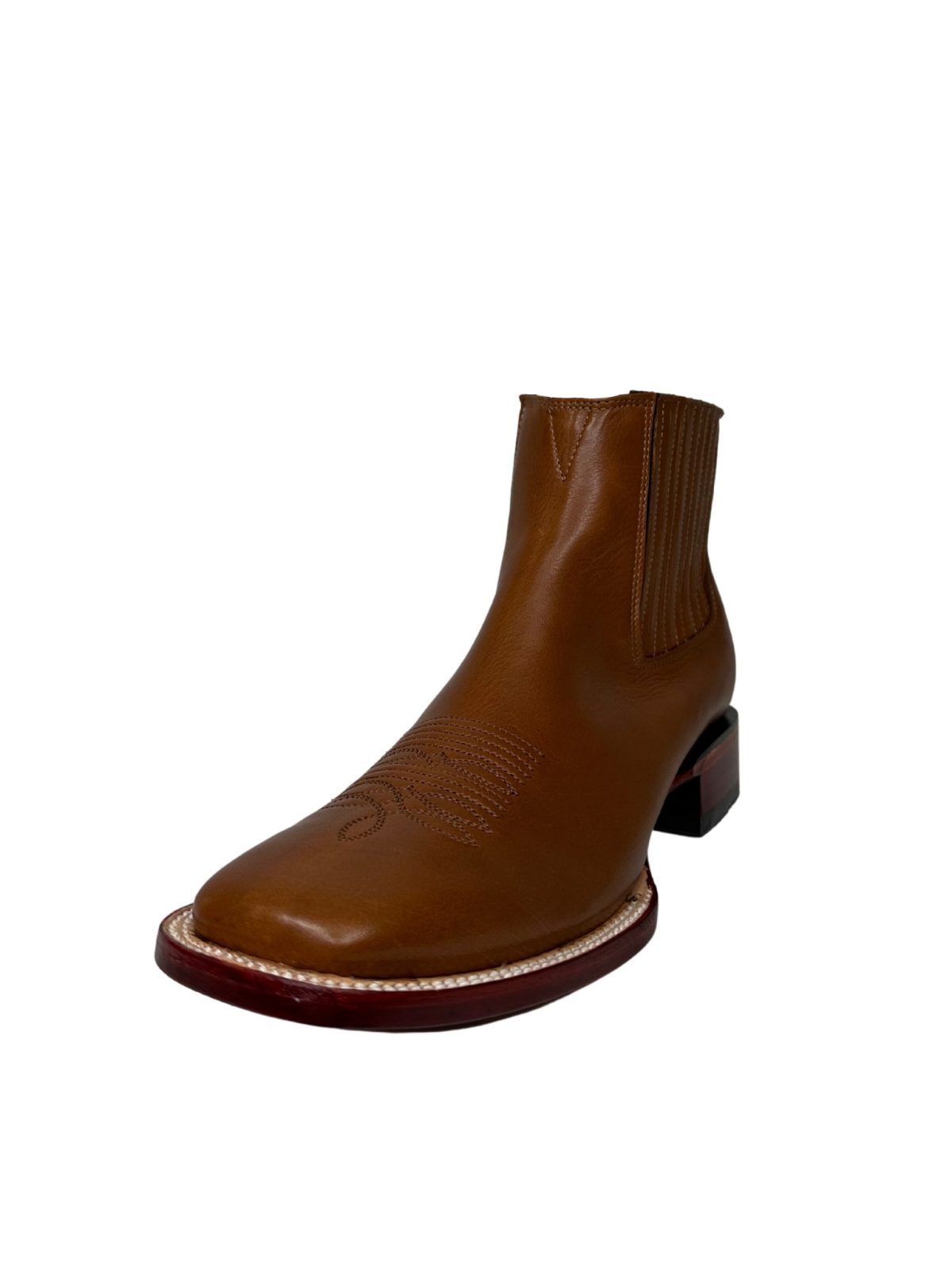 Wild West Men’s Sqaure Toe Honey Belmont Leather Short Boot