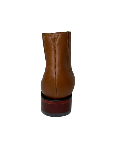 Wild West Men’s Sqaure Toe Honey Belmont Leather Short Boot