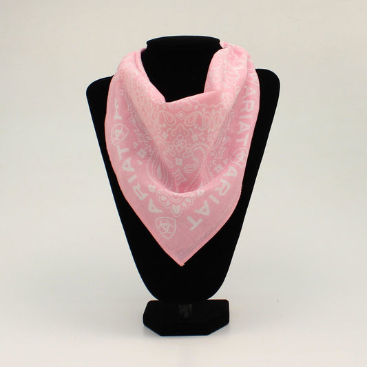 Ariat Branded Pink Bandana