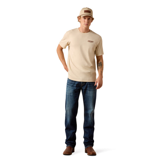 Ariat Men's Cowboy Up Graphic T-Shirt - Tan
