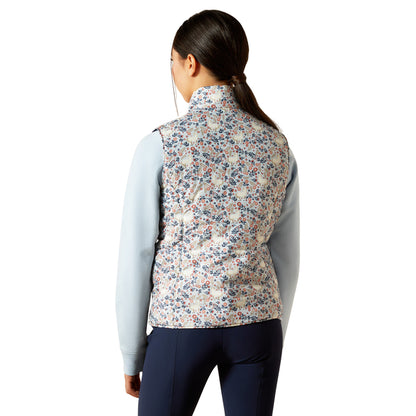 Kid's Bella Reversible Insulated Vest - Posey Pony Print