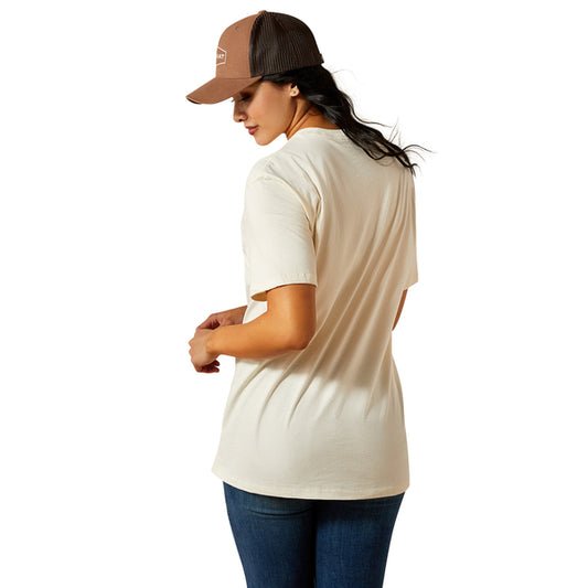Ariat Women's Retro Block Poster T-Shirt - White