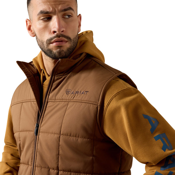 Ariat Men's Circus Insulated Vest - Brown