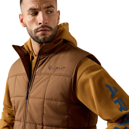 Ariat Men's Circus Insulated Vest - Brown