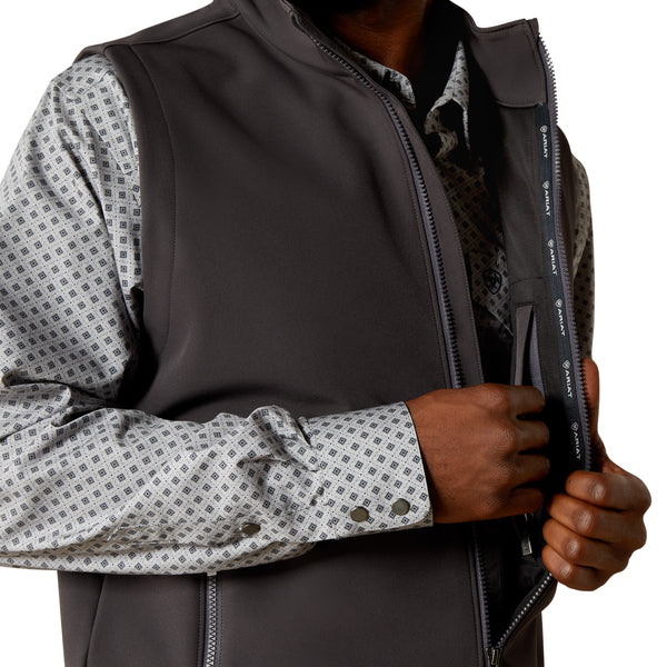 Ariat Men's Logo Softshell Vest - Phantom