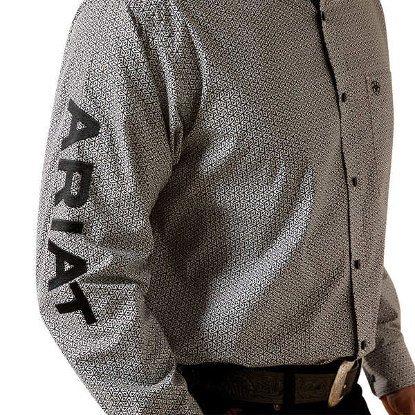 Ariat Men’s Team Pablo Classic Fit Shirt - White/Black