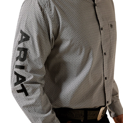 Ariat Men’s Team Pablo Classic Fit Shirt - White/Black