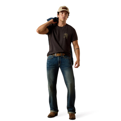 Ariat Men's Proudly Authentic T-Shirt - Gray