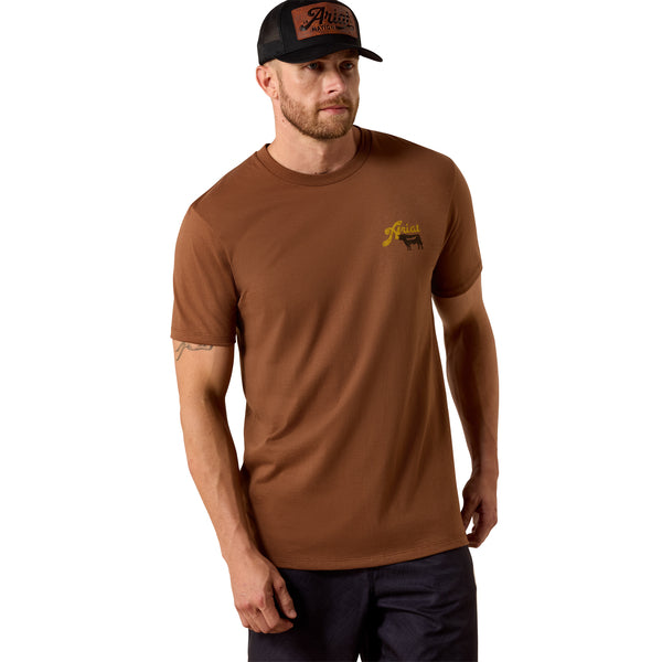 Ariat Men's BBQ Smoke T-Shirt - Brown