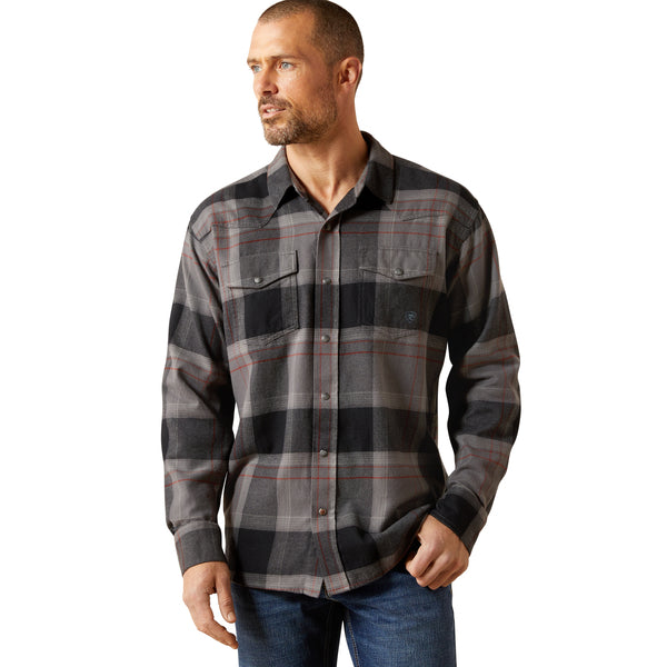 Men's Ariat Hernandez Retro Fit Shirt - Dark Grey