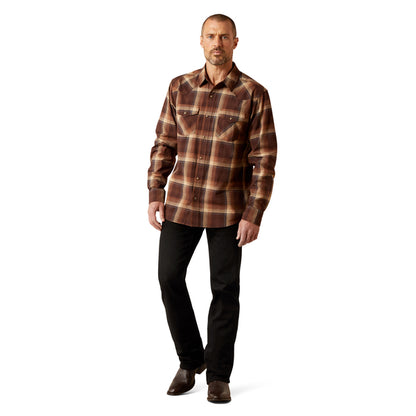 Men's Ariat Hodges Retro Fit Shirt - Brown