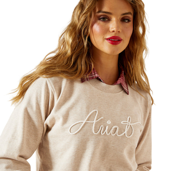 Ariat Women's Essential Crew Sweatshirt - Oatmeal