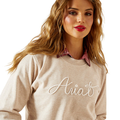 Ariat Women's Essential Crew Sweatshirt - Oatmeal