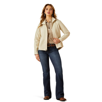 Ariat Women's Logo Softshell Jacket - Oyster Grey
