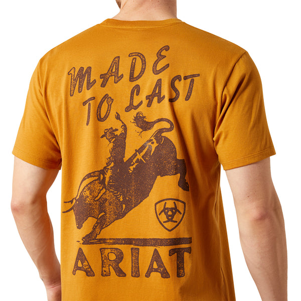 Ariat Men's Big Bull Rider T-Shirt - Bone Brown