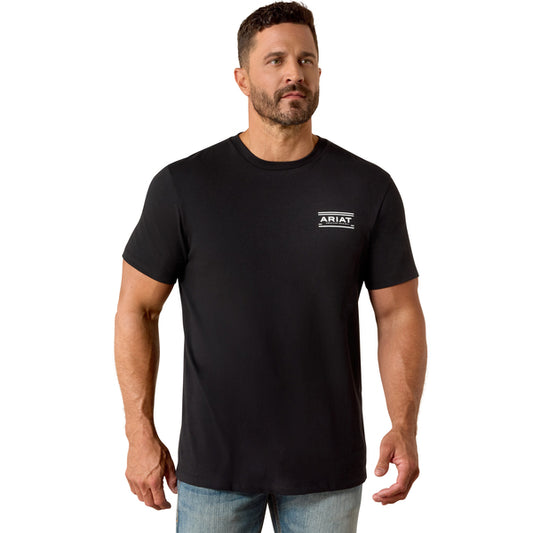 Ariat Men's Canyon Aztec Graphic T-Shirt - Black