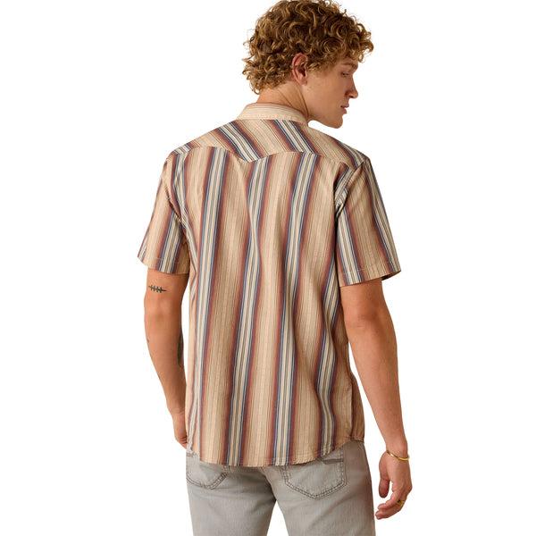 Ariat Men's Retro Haver Fitted Snap Button Short Sleeve - Multicolor