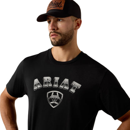 Ariat Men's Stipple Horizon T-Shirt - Black