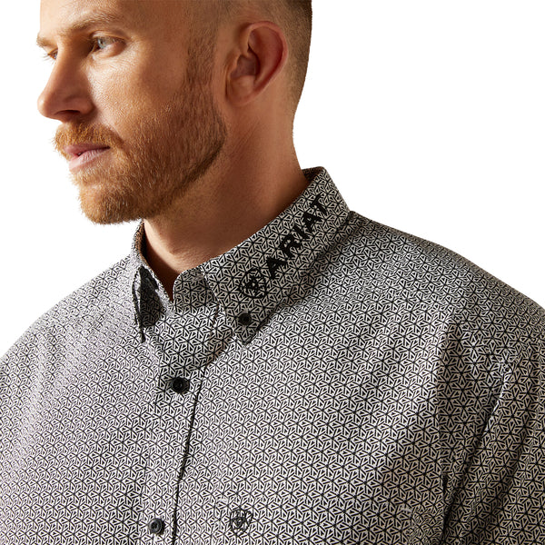 Ariat Men’s Team Pablo Classic Fit Shirt - White/Black