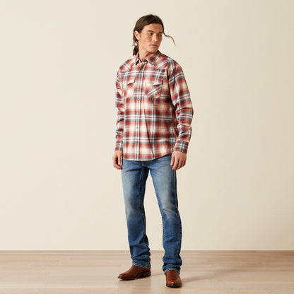 Men's Ariat Harper Retro Fit Shirt - Rust