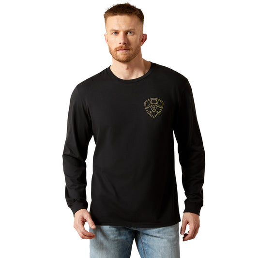 Ariat Black Easy Rider Long Sleeve Graphic T-Shirt