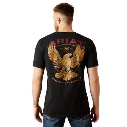 Ariat Men's Rustic Eagle T-Shirt - Black