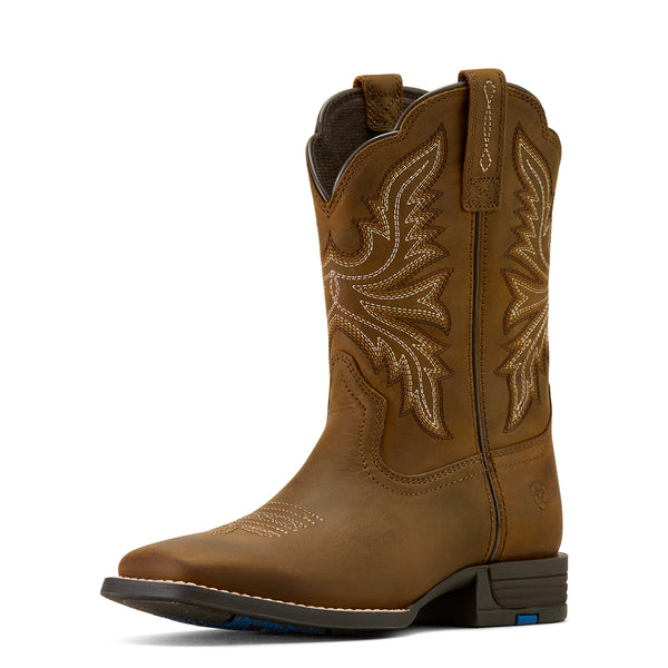 Ariat Kid's Westwood Wide Square Toe Boot - Brown