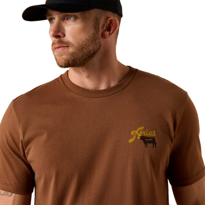 Ariat Men's BBQ Smoke T-Shirt - Brown