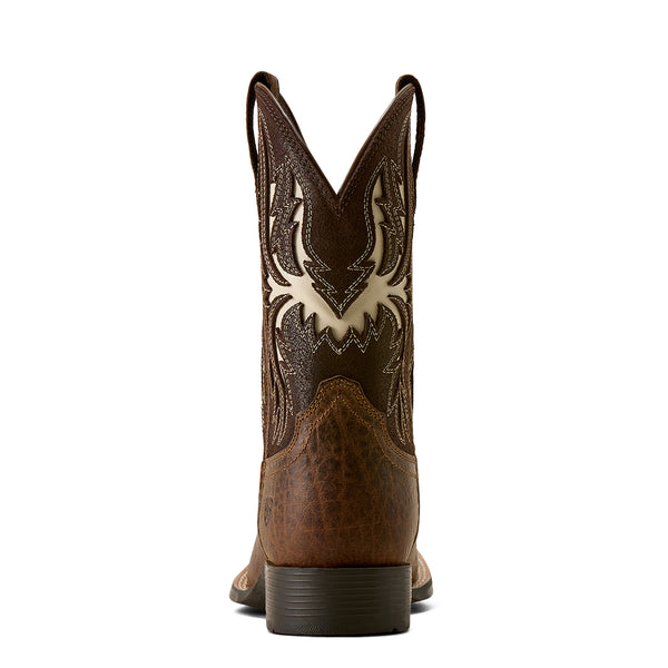 Ariat Kid's Driftwood Wide Square Toe Boot - Chocolate Brown