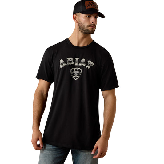 Ariat Men's Stipple Horizon T-Shirt - Black
