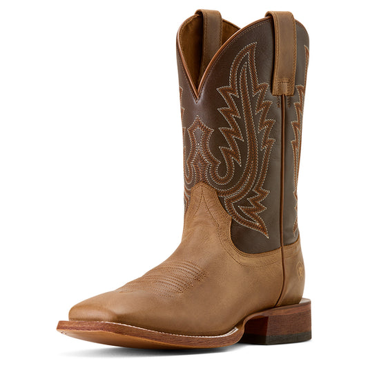 Ariat Men's County Roads Western Square Toe Boot - Tan