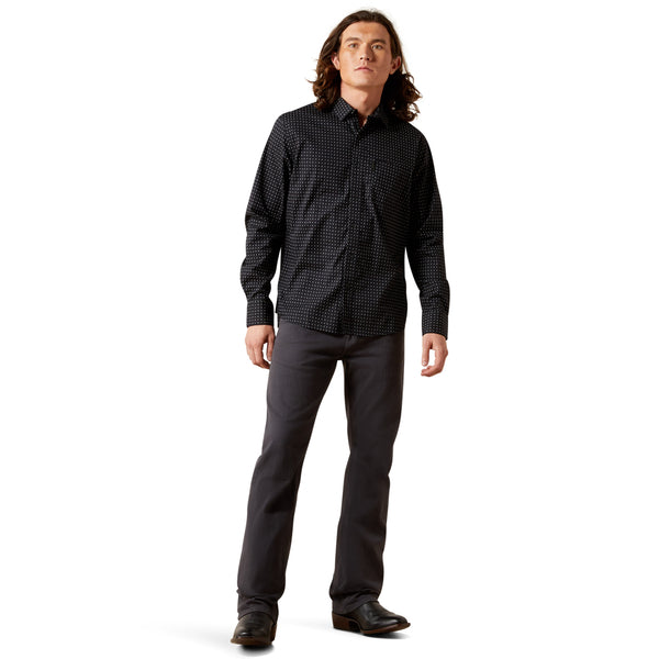 Men's Ariat McClain Modern Fit Shirt - Black