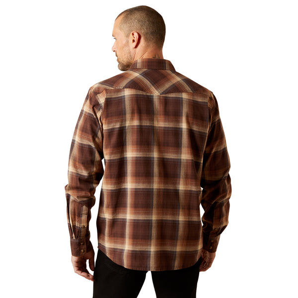 Men's Ariat Hodges Retro Fit Shirt - Brown