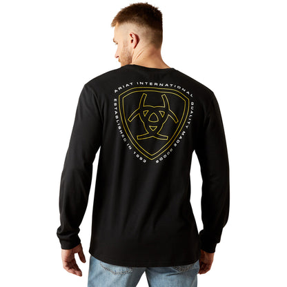 Ariat Black Easy Rider Long Sleeve Graphic T-Shirt